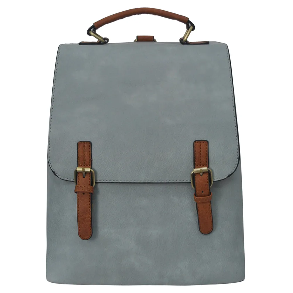 !SALE! Blue Faux Leather NGIL Utility Backpack