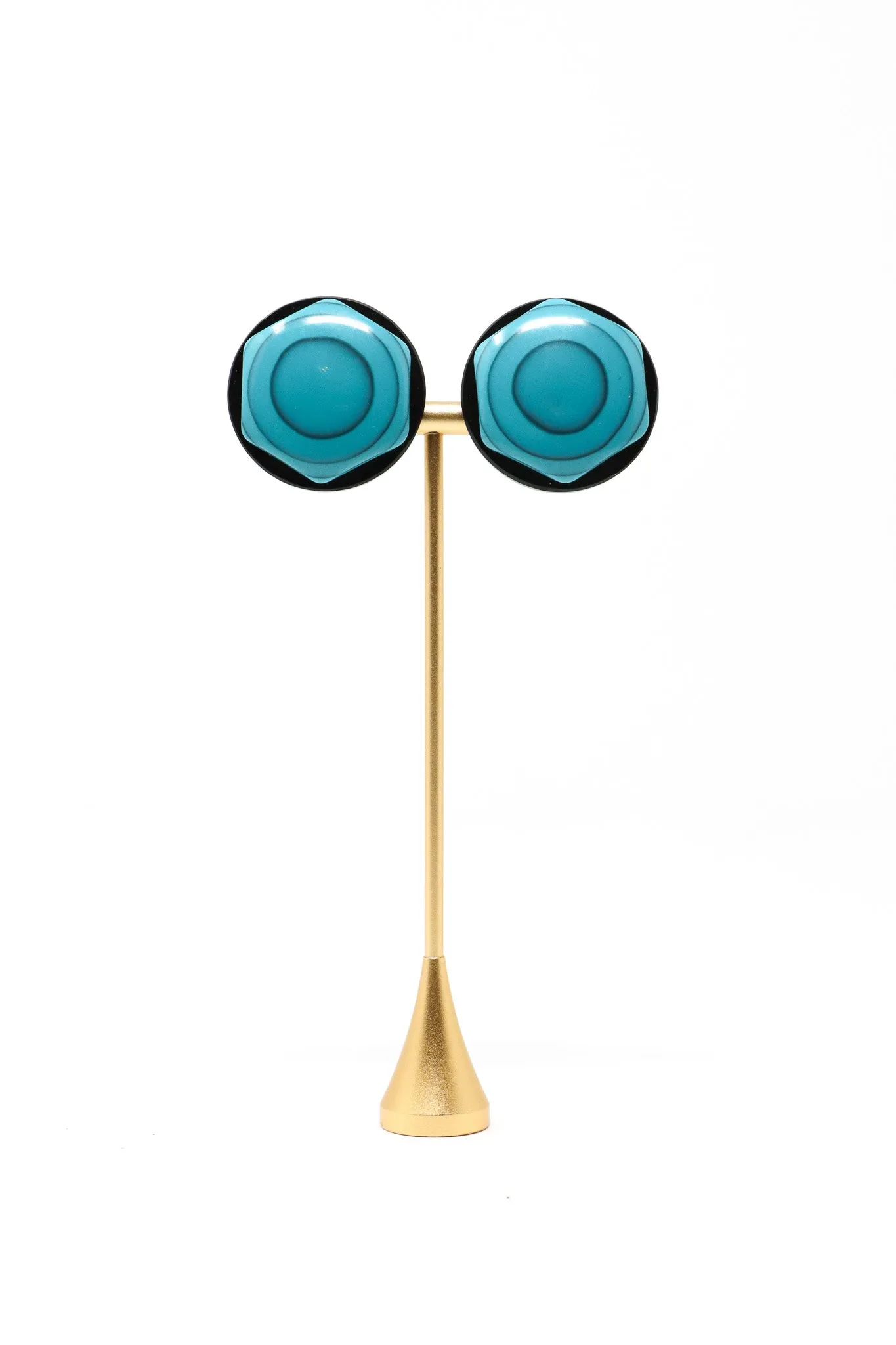 Sally Bass Blue&Black Resin Clips