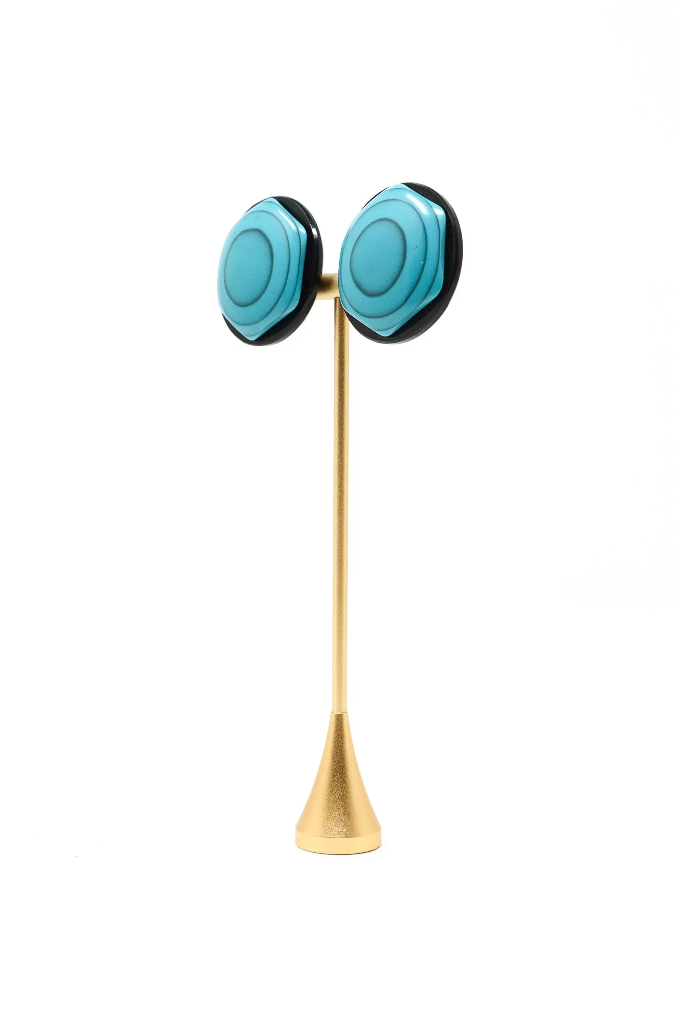 Sally Bass Blue&Black Resin Clips