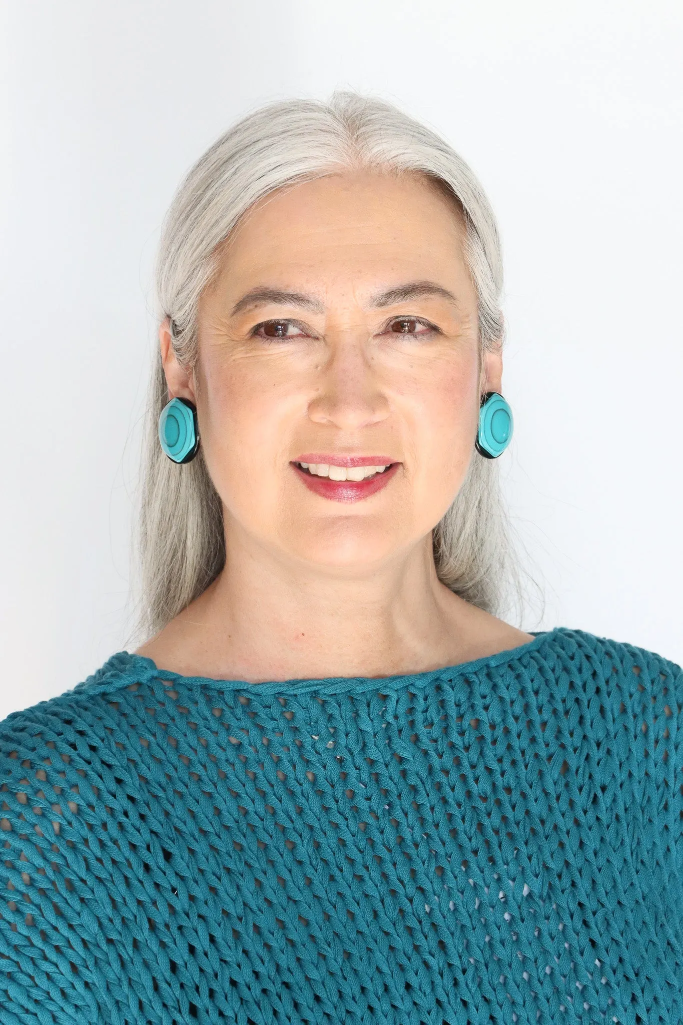 Sally Bass Blue&Black Resin Clips