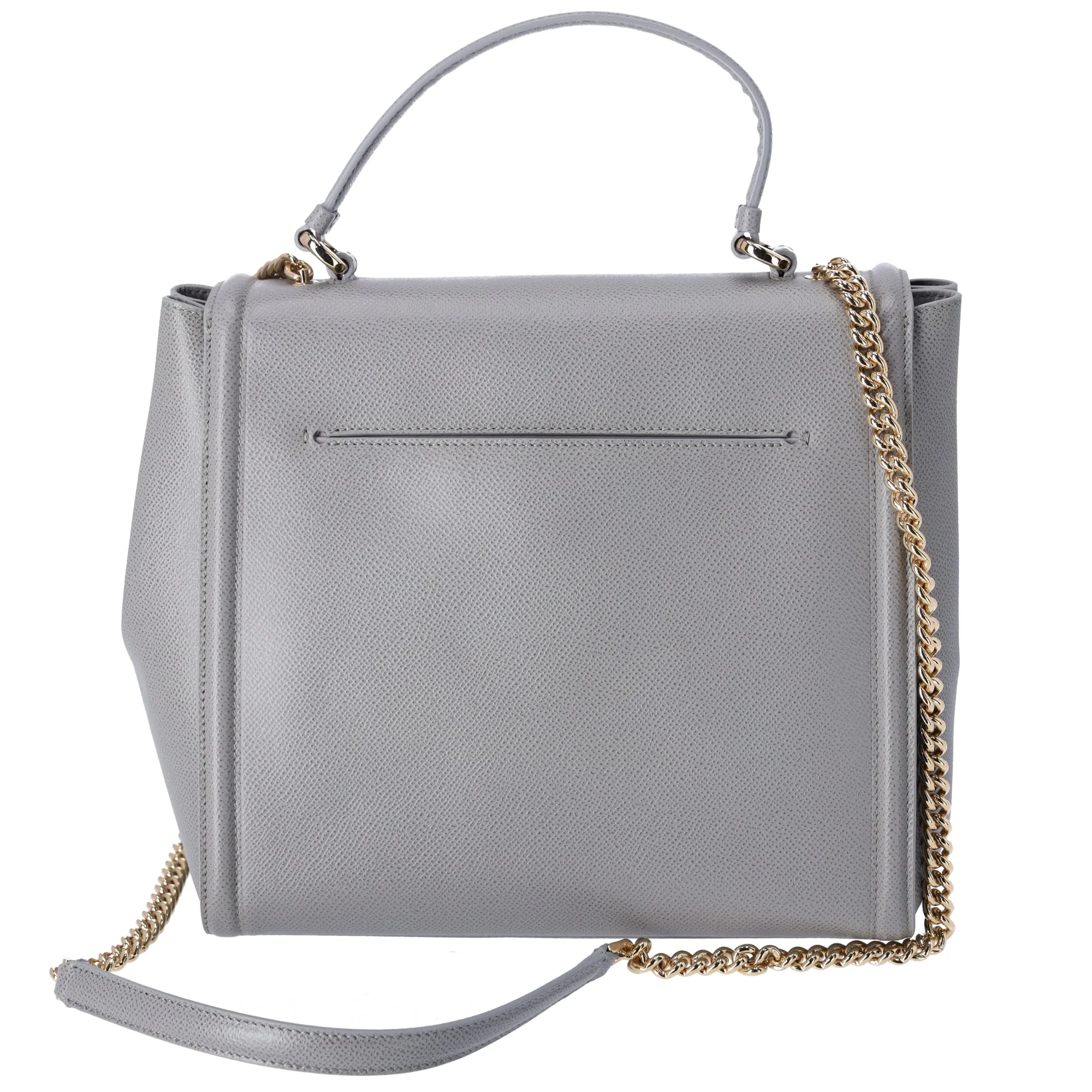 Salvatore Ferragamo Carry Shoulder Bag 21G697 Gray Leather