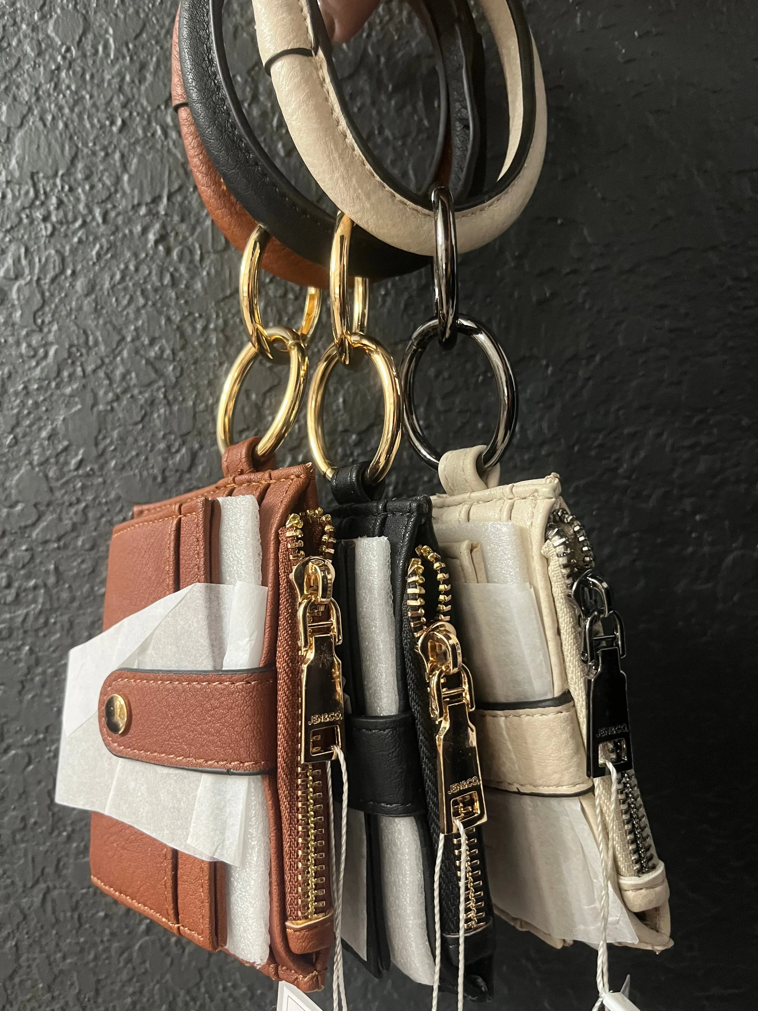 Sammie Mini Snap Wallet w/ Ring - Comes in three colors
