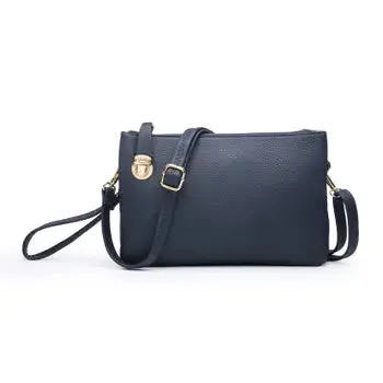Sarah Crossbody/Clutch w/ Top Zip & Lock Closure