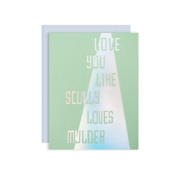 Scully and Mulder Card