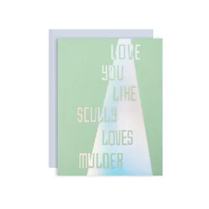 Scully and Mulder Card