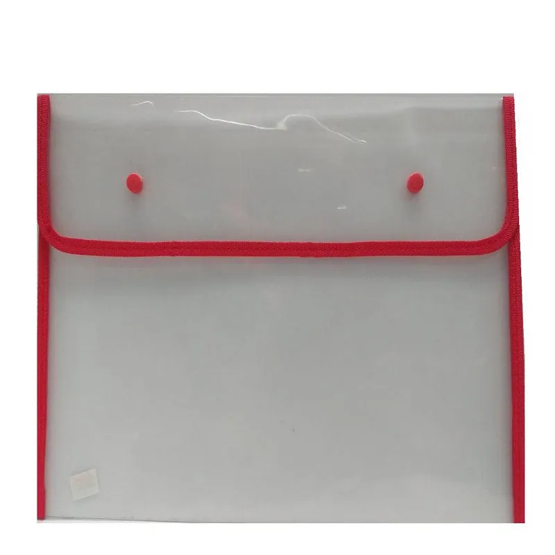 Seagull B4 Size 2Snap Transparent Plastic Envelope