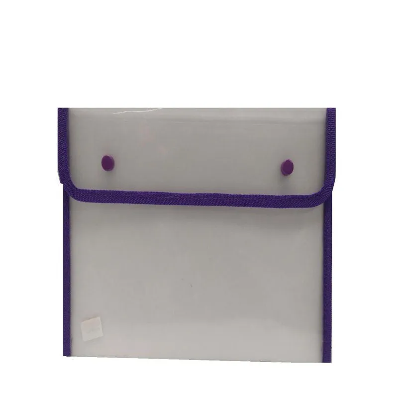 Seagull B5 Size 2Snap Transparent Plastic Envelope