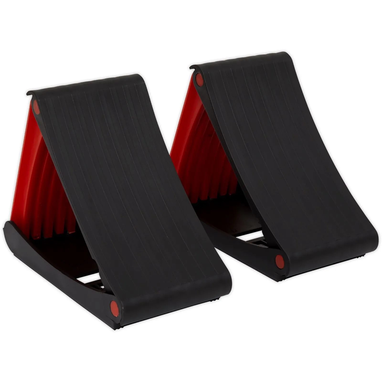 Sealey Pair of Folding Wheel Chocks