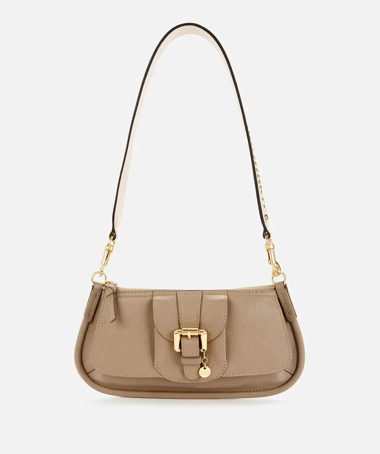 See by Chloé Brown Lesly Shoulder Bag - Motty Grey One Size