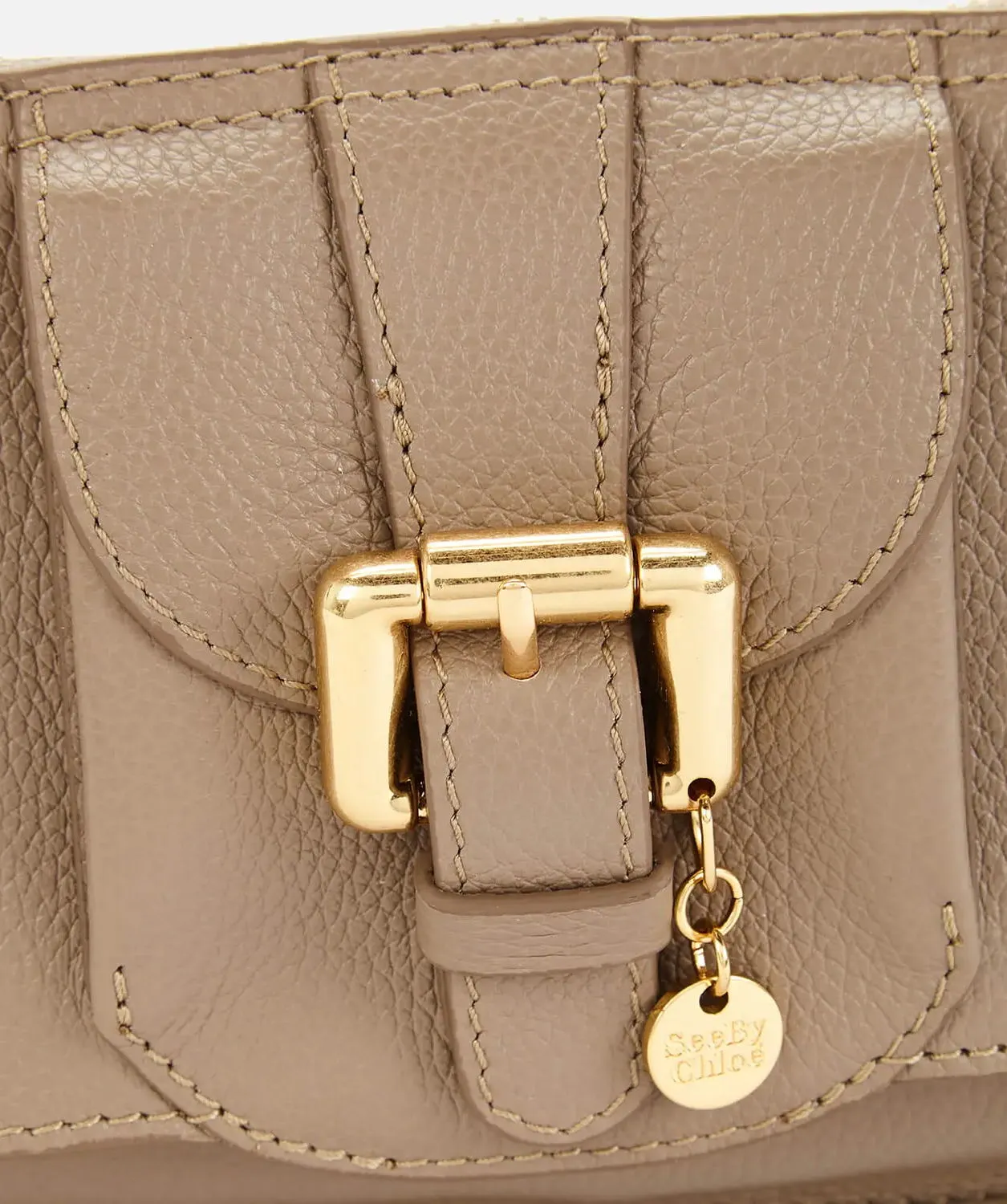 See by Chloé Brown Lesly Shoulder Bag - Motty Grey One Size
