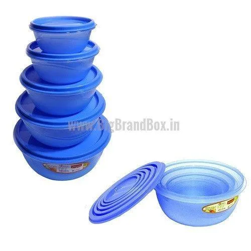 Set Of 5 Bowl Package Container With Lid