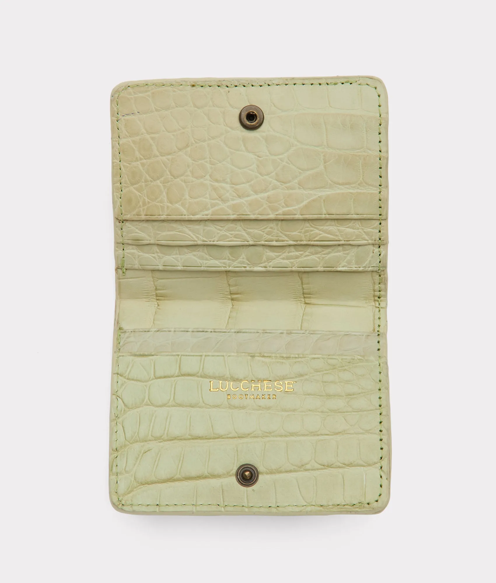 Short Exotic Wallet :: Pistachio