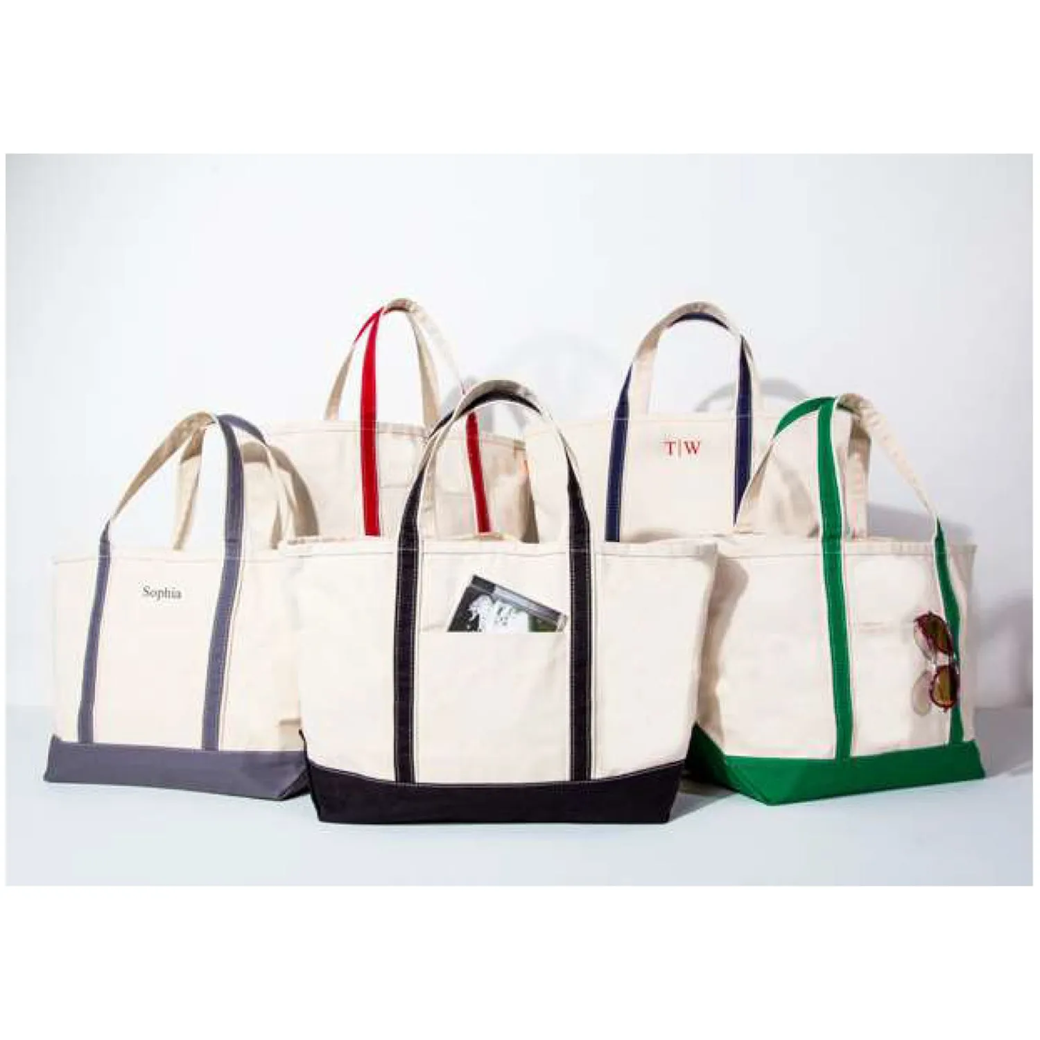 Sigma Alpha Large Canvas Tote Bag