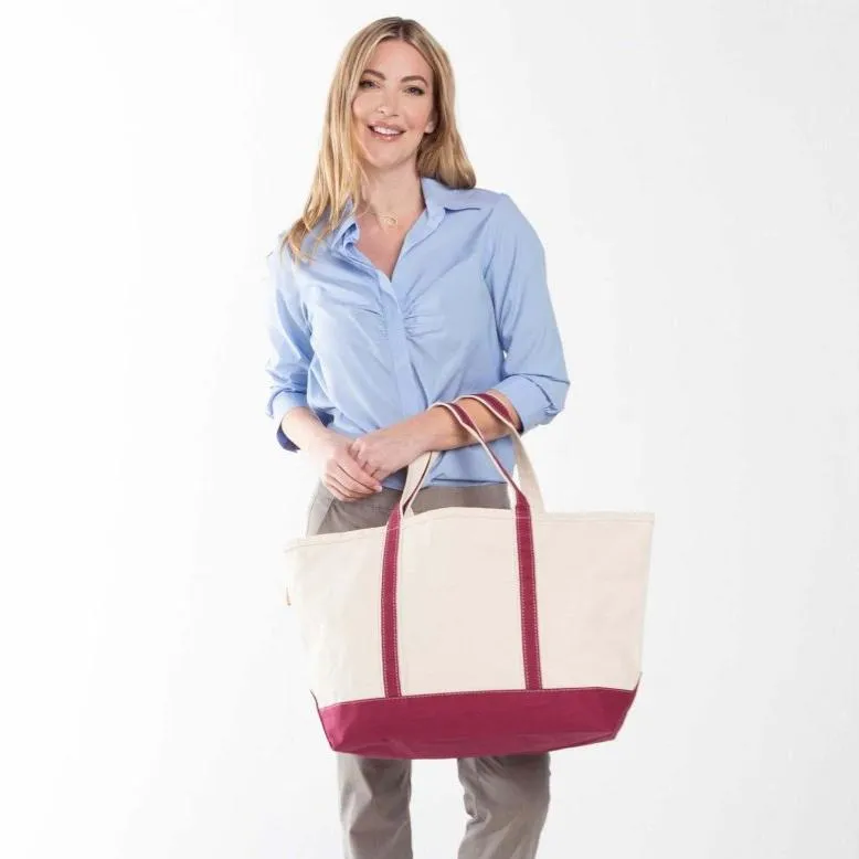 Sigma Alpha Large Canvas Tote Bag