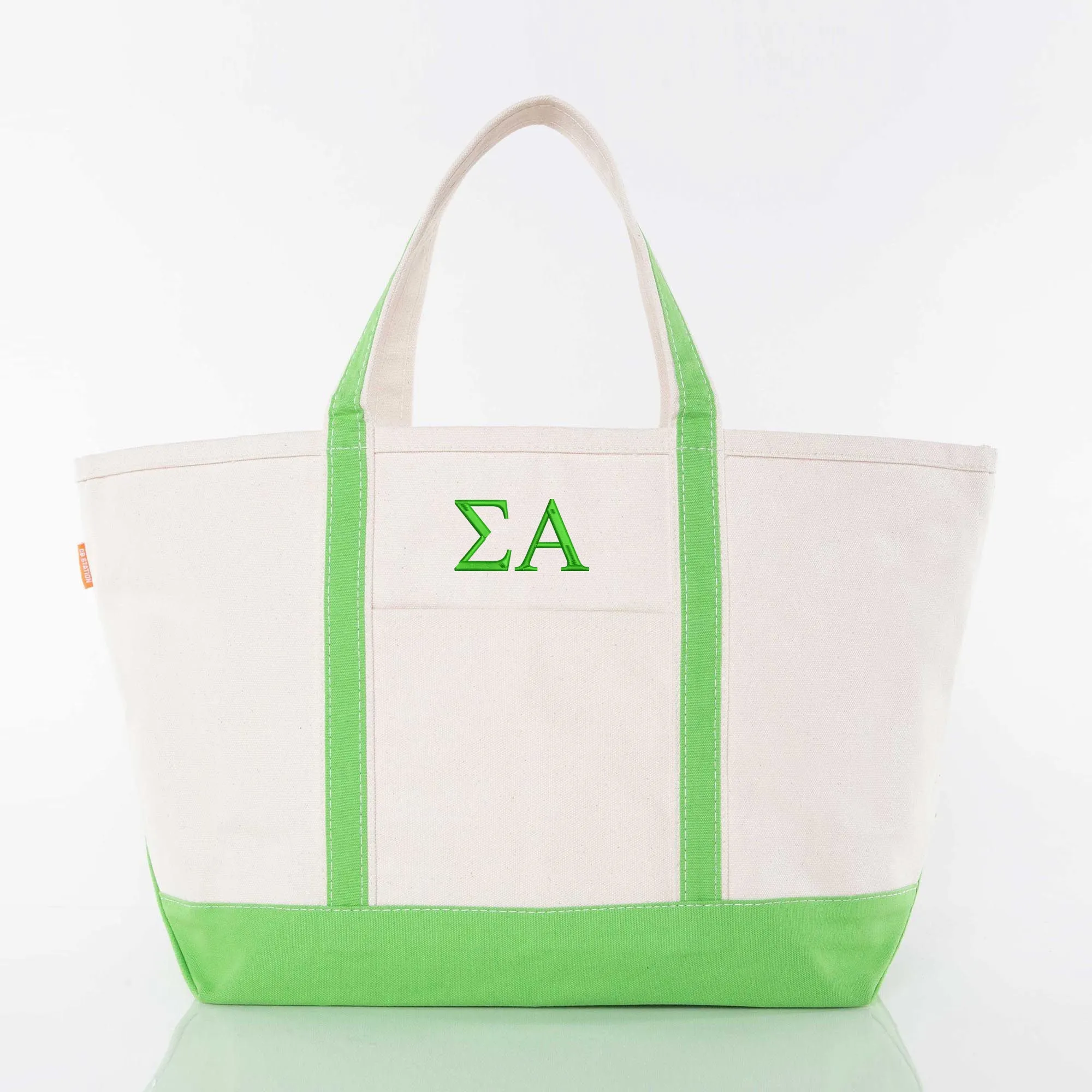 Sigma Alpha Large Canvas Tote Bag