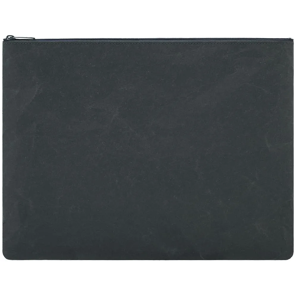 SIWA A5 Zip Pouch Clutch - Black