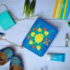 Six Flowers Truck Art Clutch