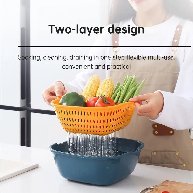 Six-Piece Large Drainage Basket Set