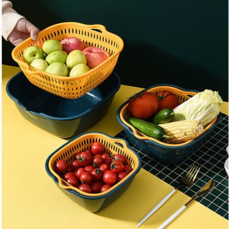 Six-Piece Large Drainage Basket Set