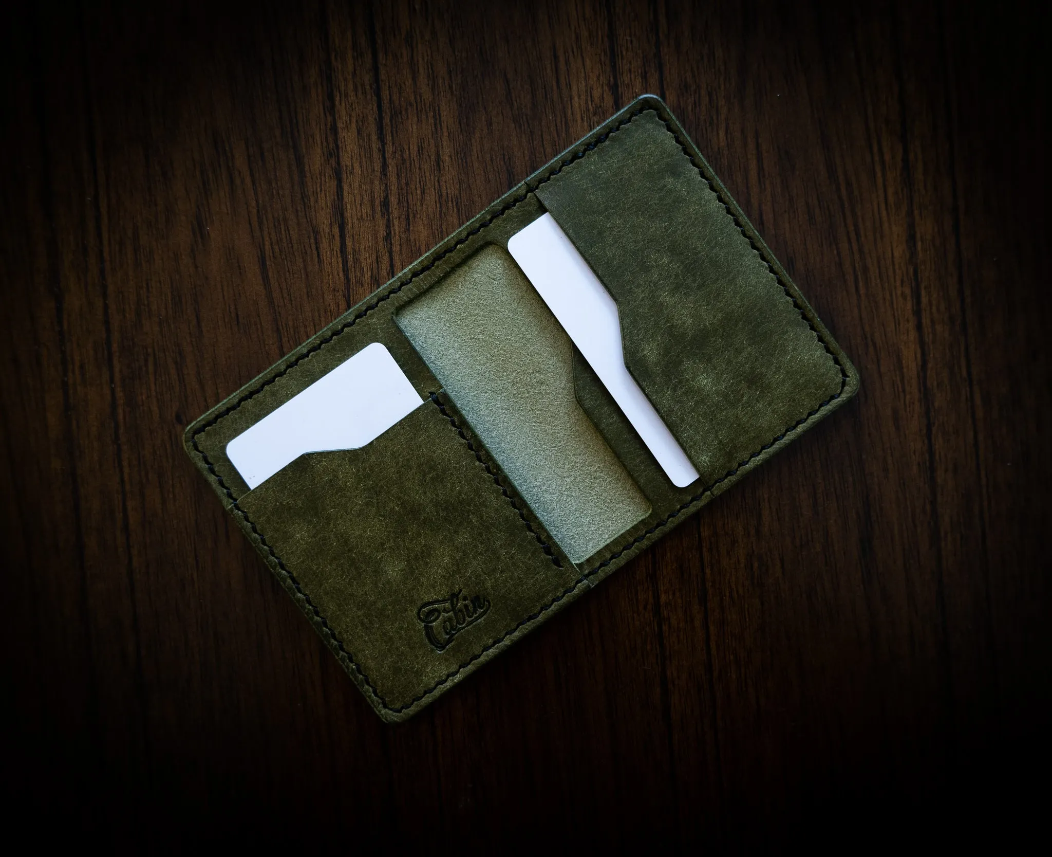 Slim Bi-Fold - Olive Pueblo