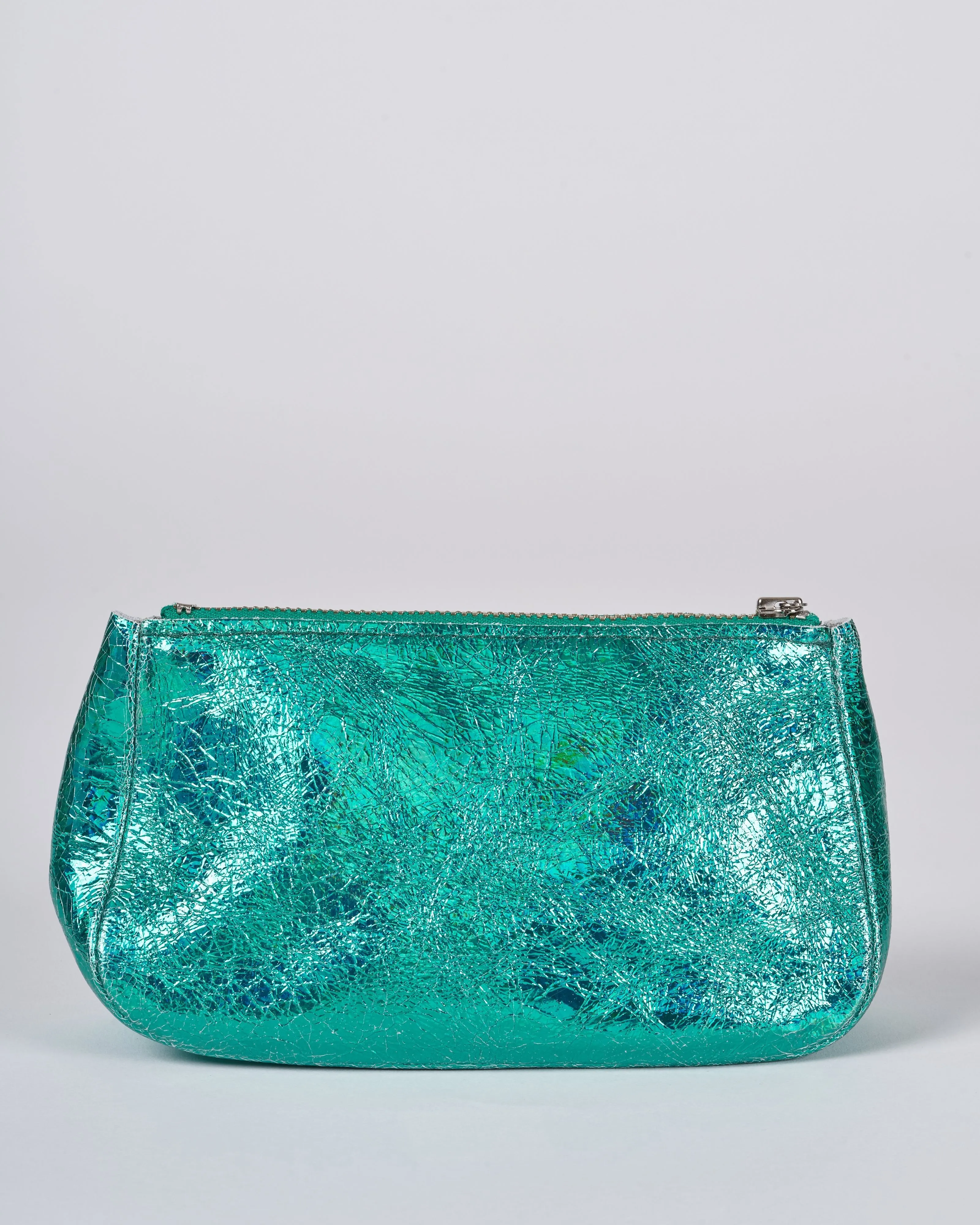 small fatty pouch - hologram jade