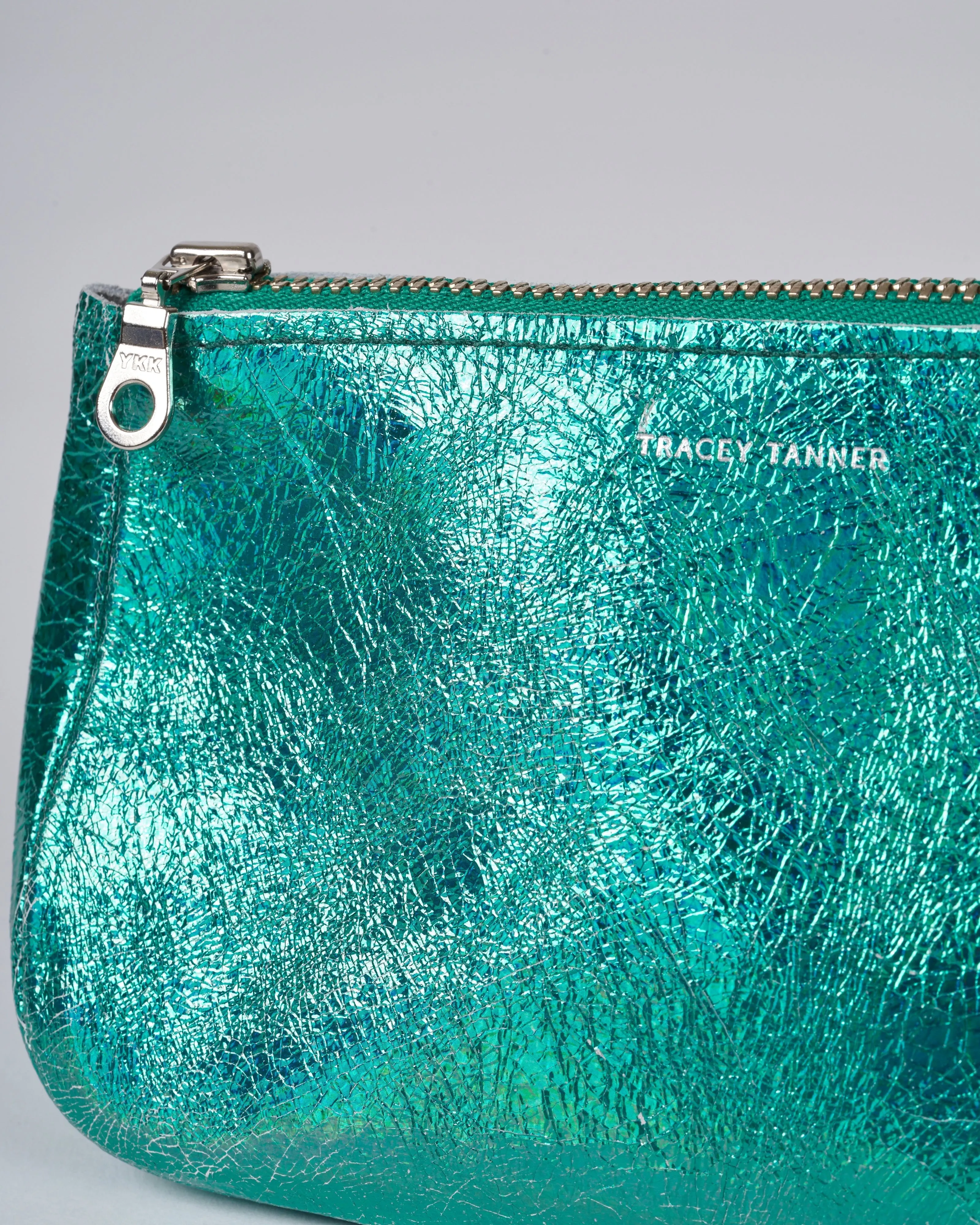 small fatty pouch - hologram jade
