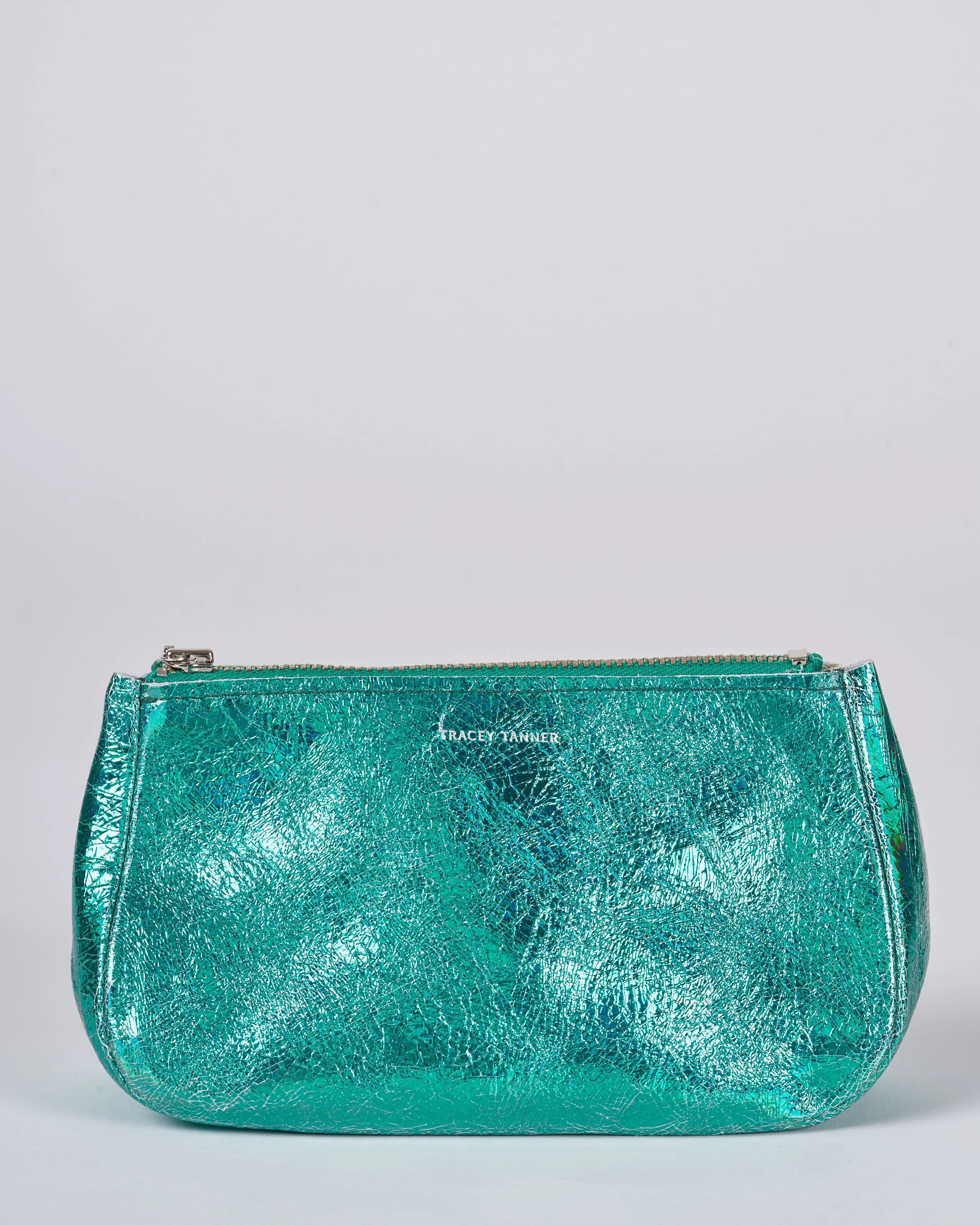 small fatty pouch - hologram jade