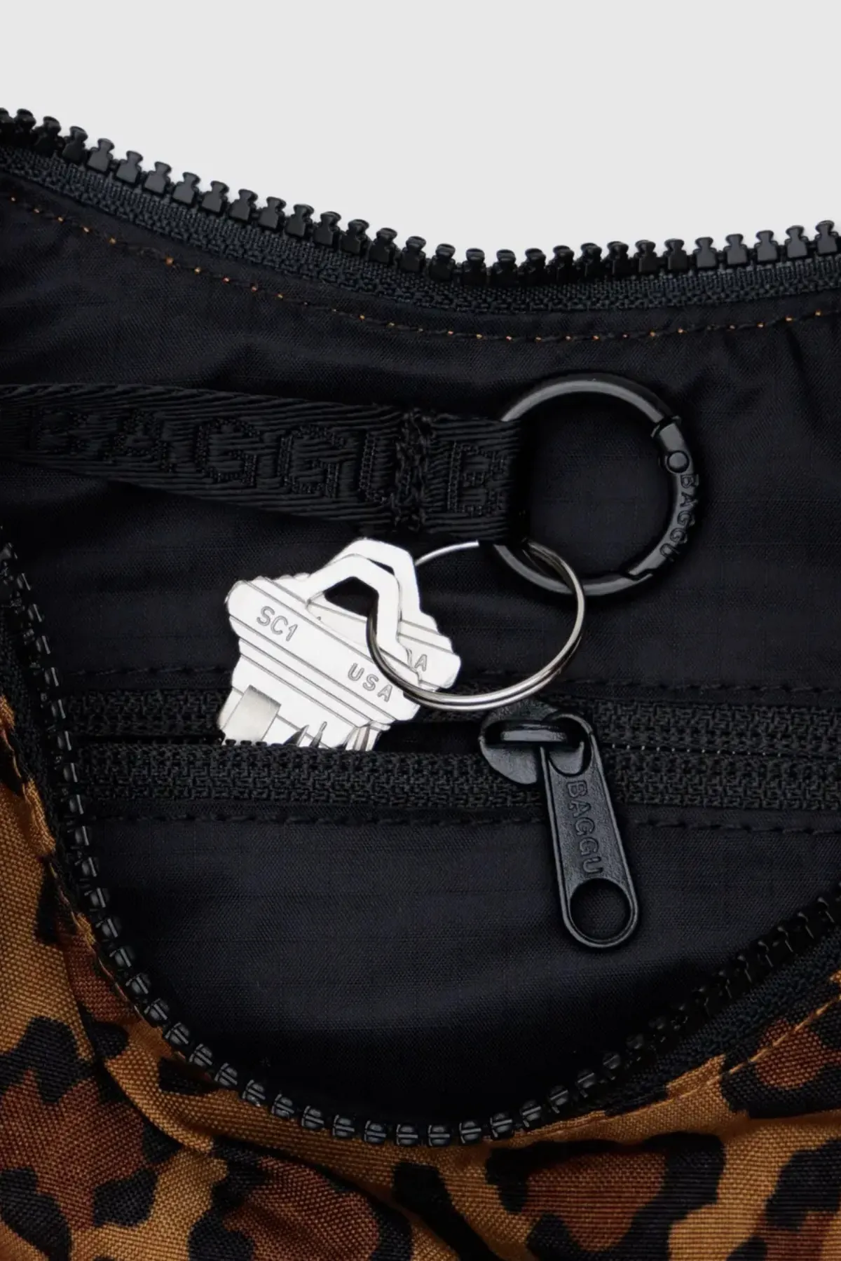 Small Nylon Crescent Bag