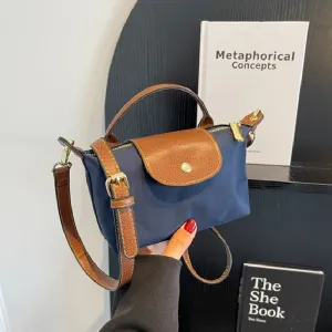 Small Nylon Shopping Shoulder Bag for Women