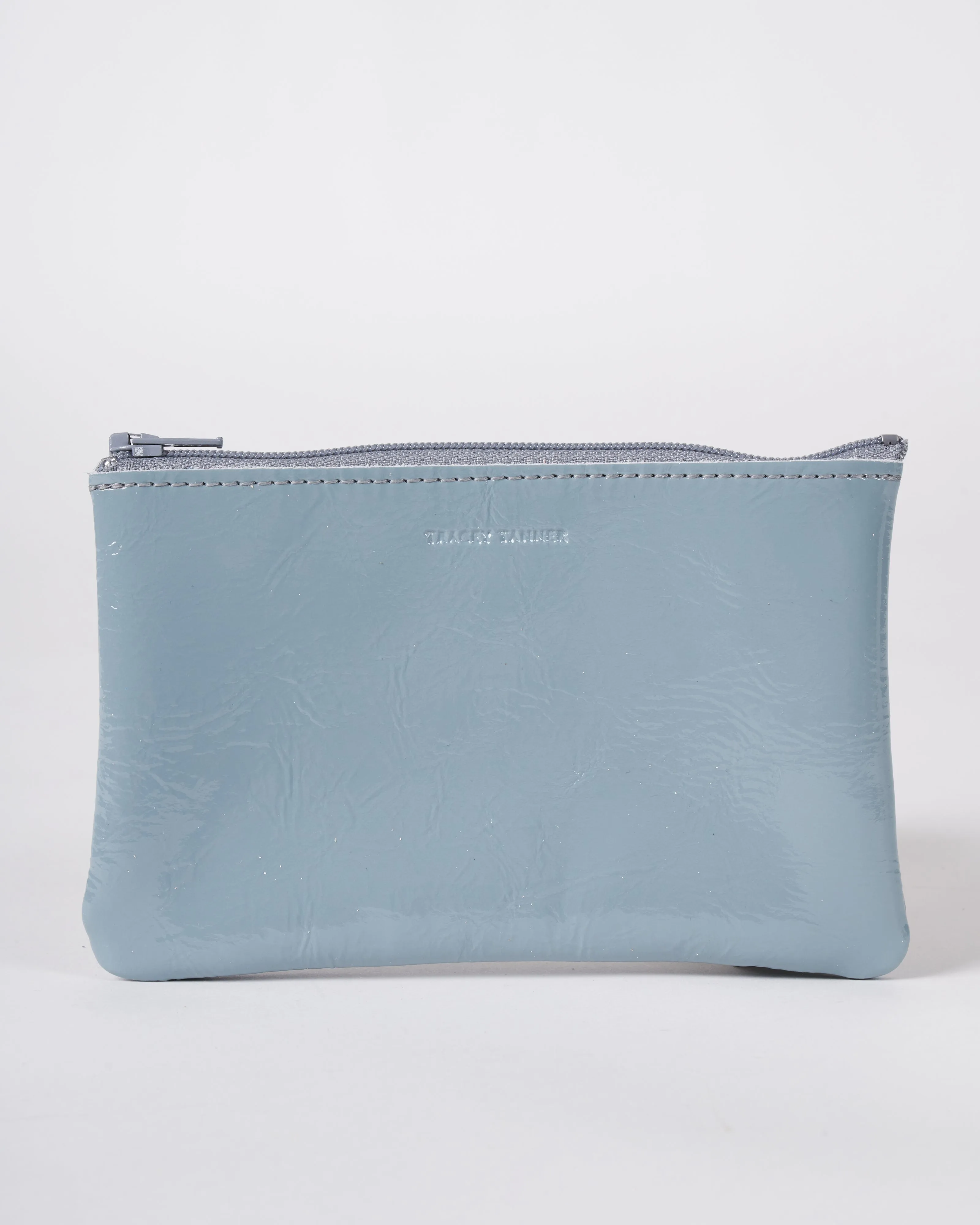small zip pouch - patent pebble