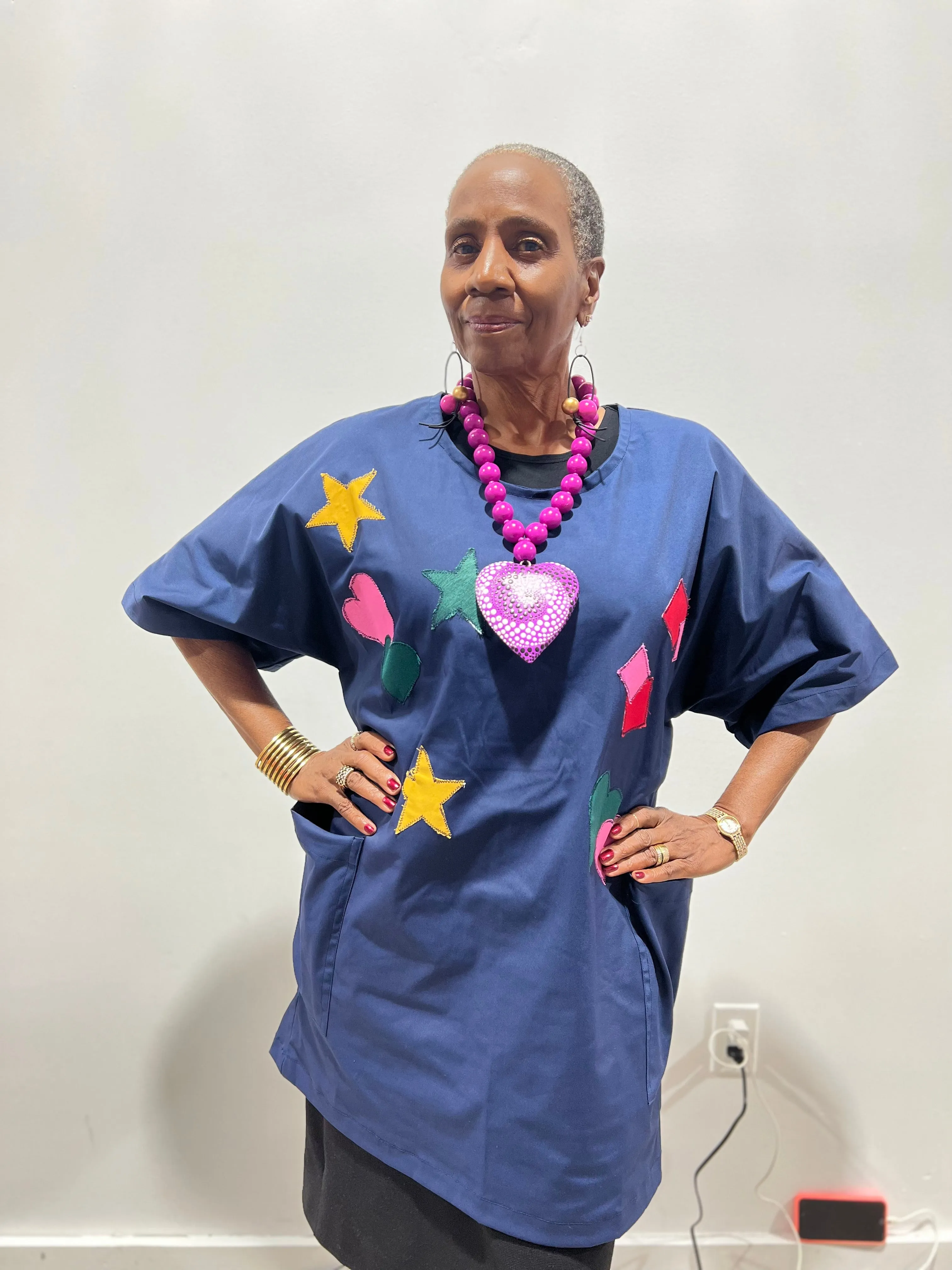 Smocks with recycled fabric