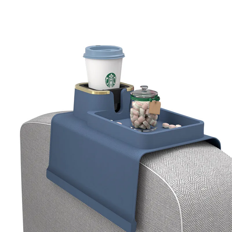 Sofa Tray Drink Holder & Tissue Holder