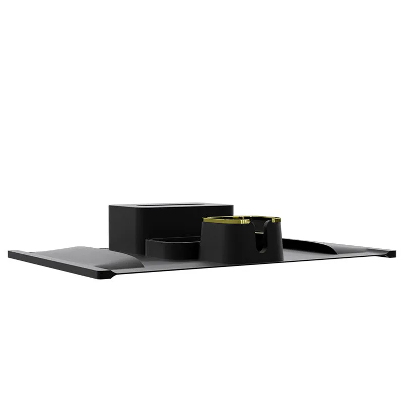 Sofa Tray Drink Holder & Tissue Holder