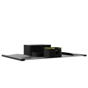 Sofa Tray Drink Holder & Tissue Holder