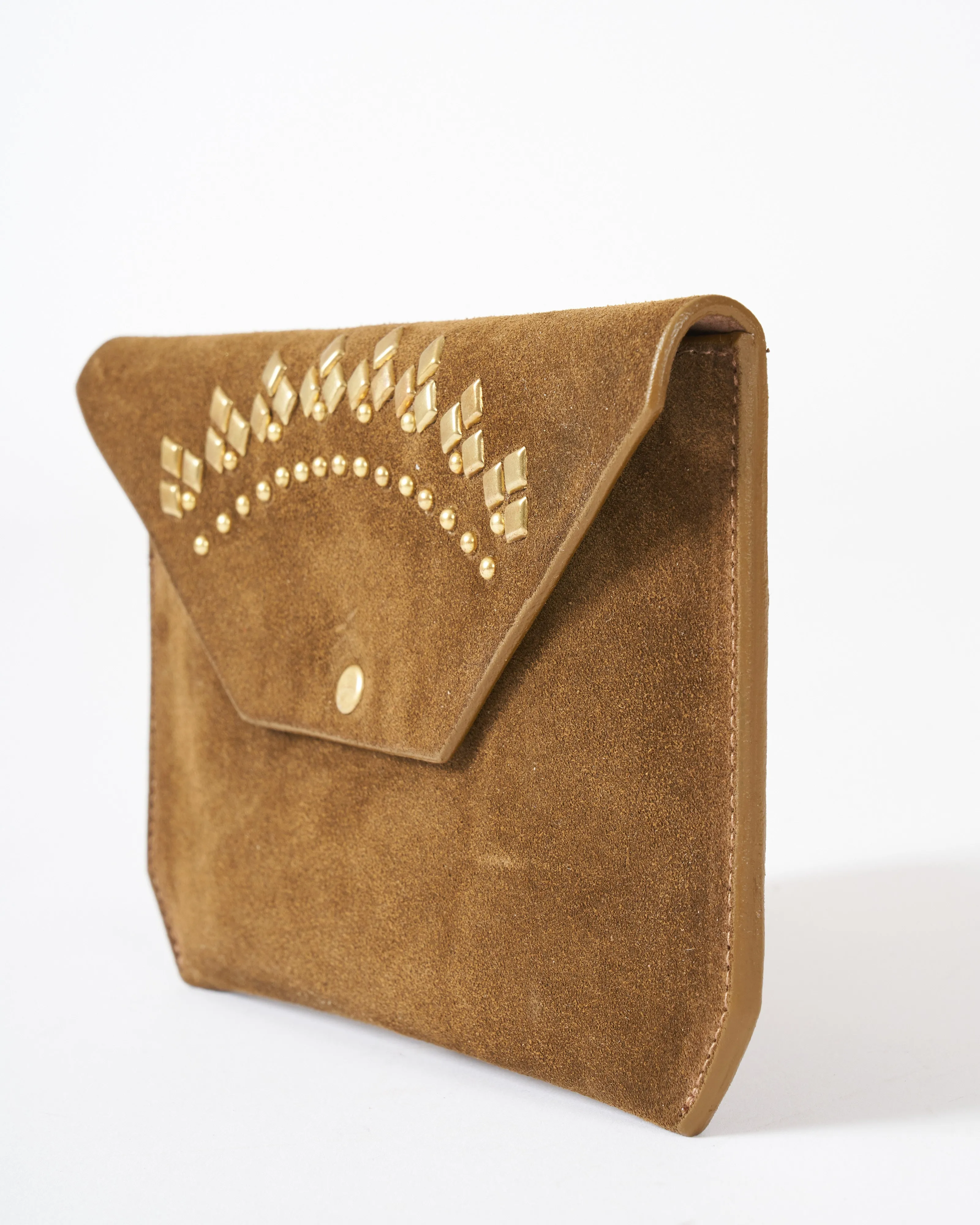 solar wallet - moss suede