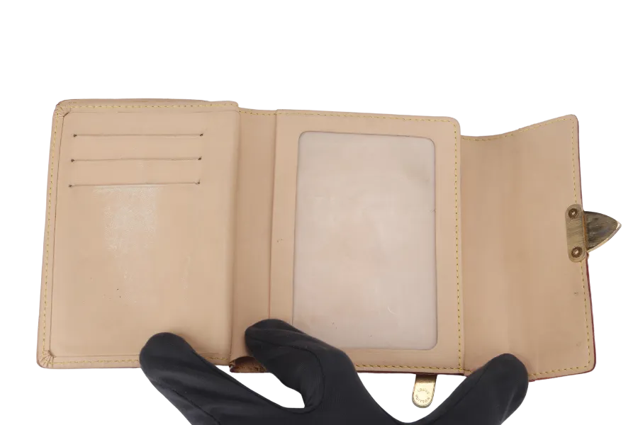 [SOLD] LOUIS VUITTON PORTEFEIULLE KOALA TRI-FOLD (M58014) WHITE MULTICOLOR MONOGRAM CANVAS WALLET GOLD HARDWARE