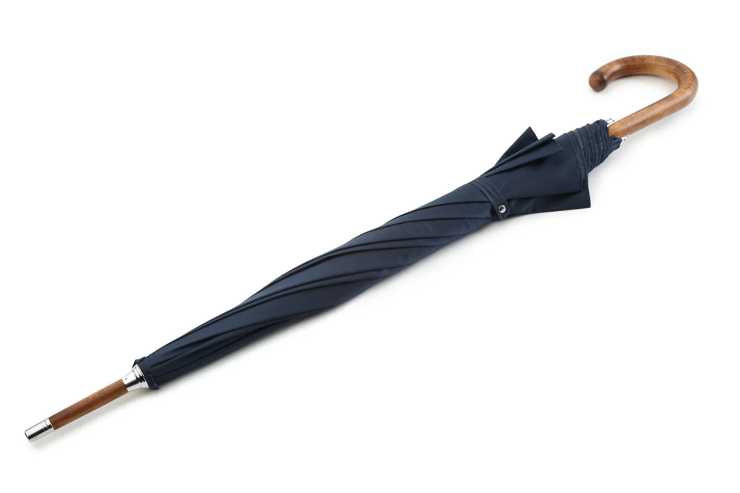 Solid Stick Umbrella in Scorched Maple