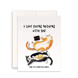 SP | Netflix & Chill Cats Card