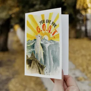 SP | You Are The GOAT Card