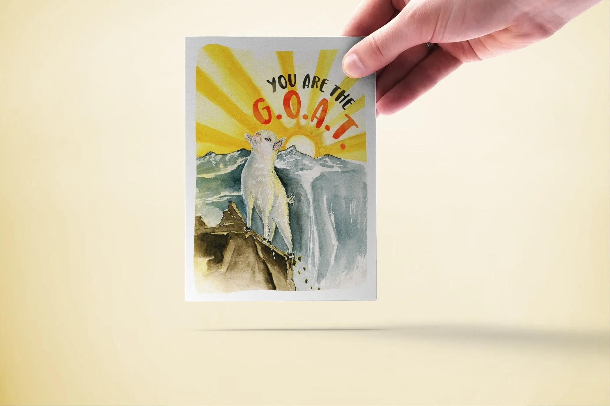 SP | You Are The GOAT Card