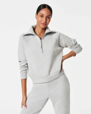 SPANX | AirEssentials Half Zip {Light Heather Grey}