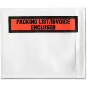 Sparco Pre-Labeled Waterproof Packing Envelopes