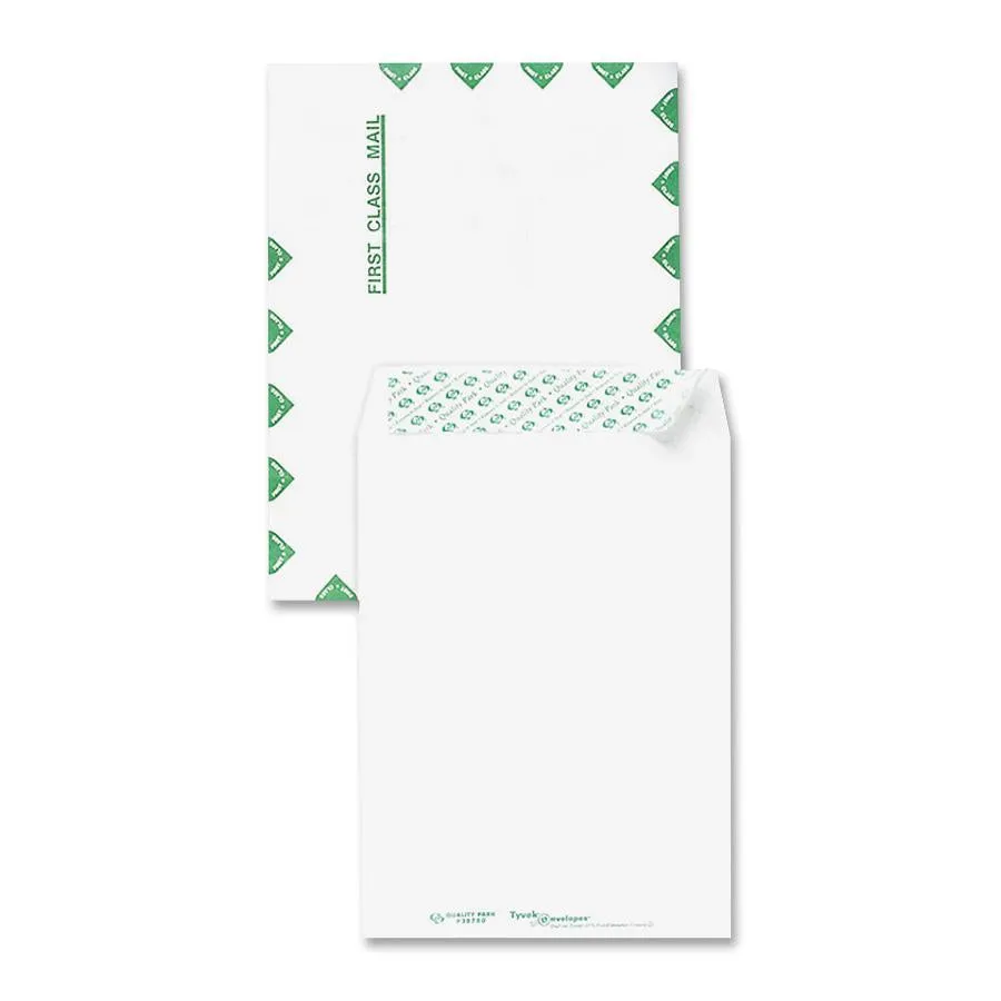 Sparco Tyvek Open-End First Class Envelopes