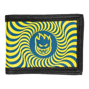 Spitfire Bighead Swirl Wallet Navy/Gold