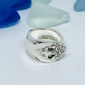 Spoon Ring | Vintage Silverware | “Lovely Lady” 1937 Holmes and Edwards | Upcycled Ring | Silverware Spoon Ring | Antique Spoon Ring