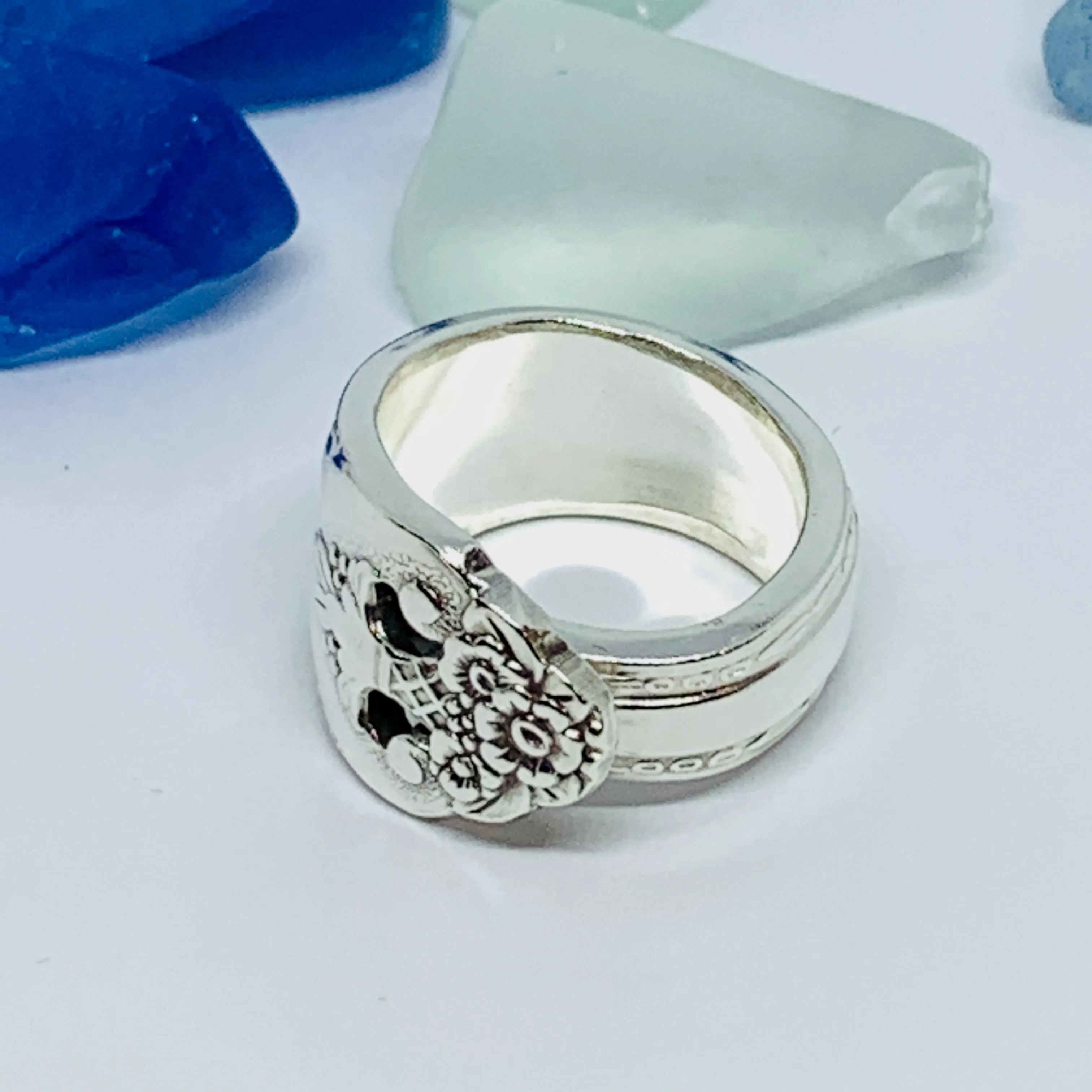 Spoon Ring | Vintage Silverware | “Lovely Lady” 1937 Holmes and Edwards | Upcycled Ring | Silverware Spoon Ring | Antique Spoon Ring
