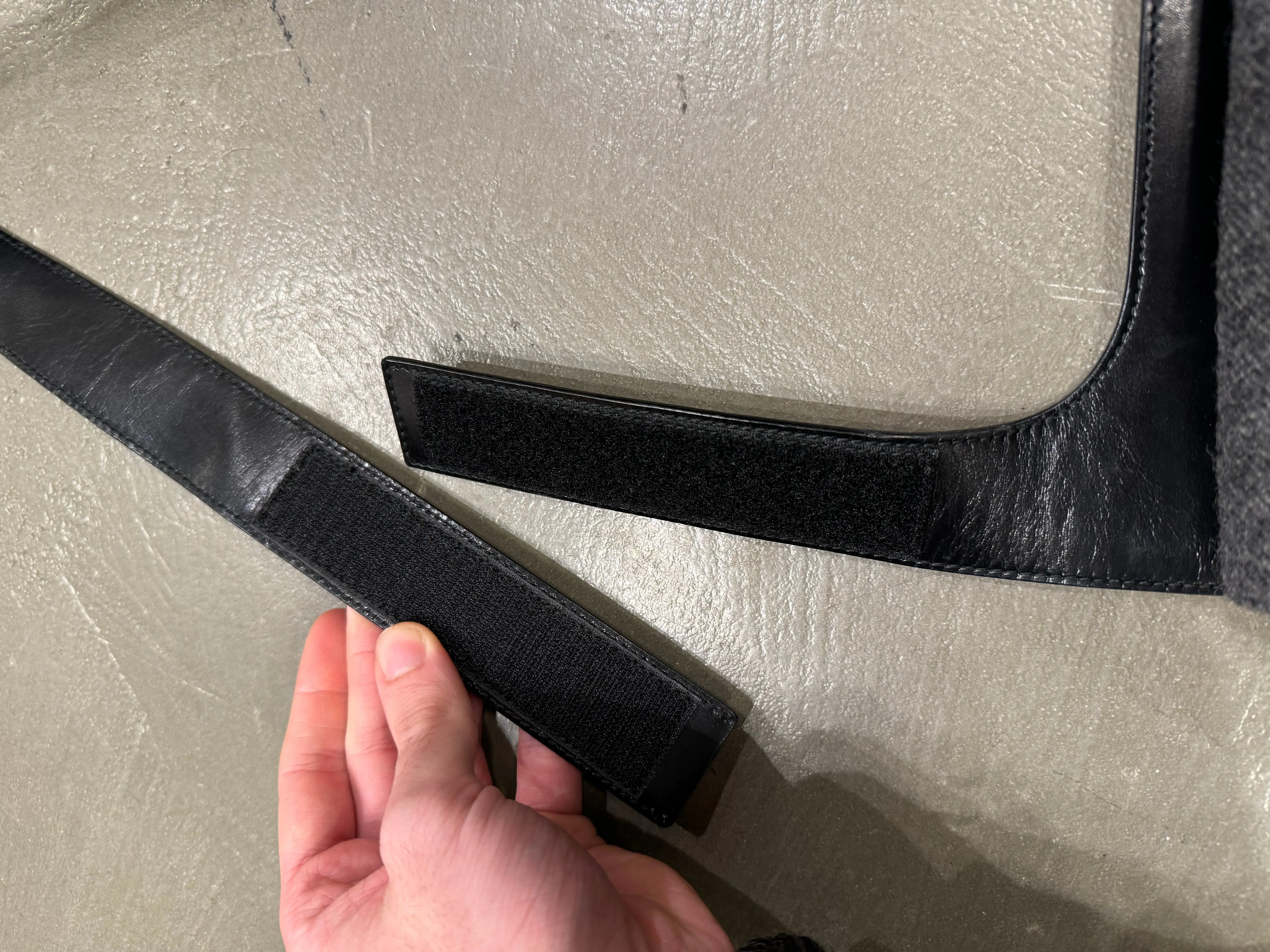 S/S 1999 Prada leather and nylon shoulder bag
