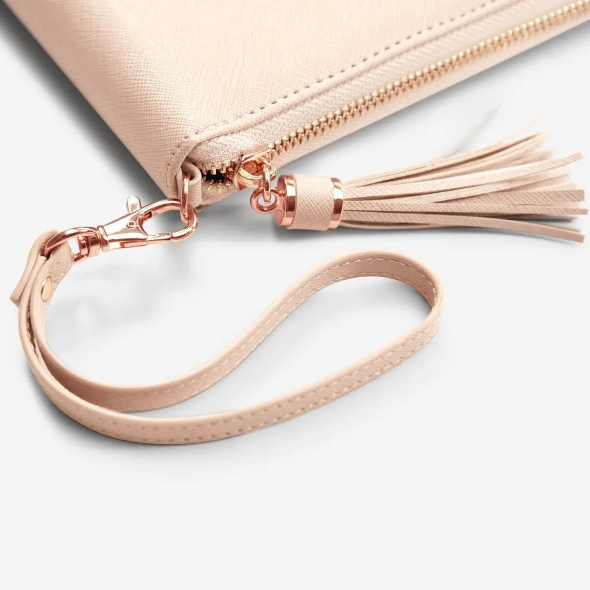 Stackers Organiser Clutch Bag - Blush Pink