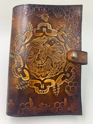 Stamped Leather Journal - Grateful