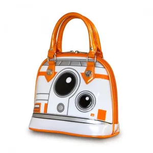 Star Wars BB-8 Force Awakens Mini Patent Dome Hand Bag Clutch Purse